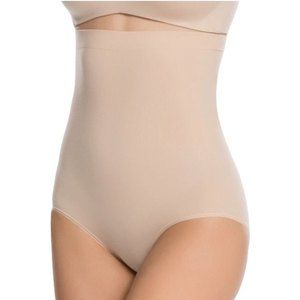 Spanx Higher Power Panties women medium tan soft Nude NEW undergarment postnatal